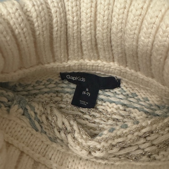 GAP KIDS | Winter ❄️ Fair Isle sweater dress Classic Y2K |  Sz Small 6/7 - Picture 2 of 4